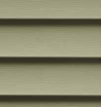 Close-up of CertainTeed MainStreet Clapboard vinyl siding profile in a woodgrain finish